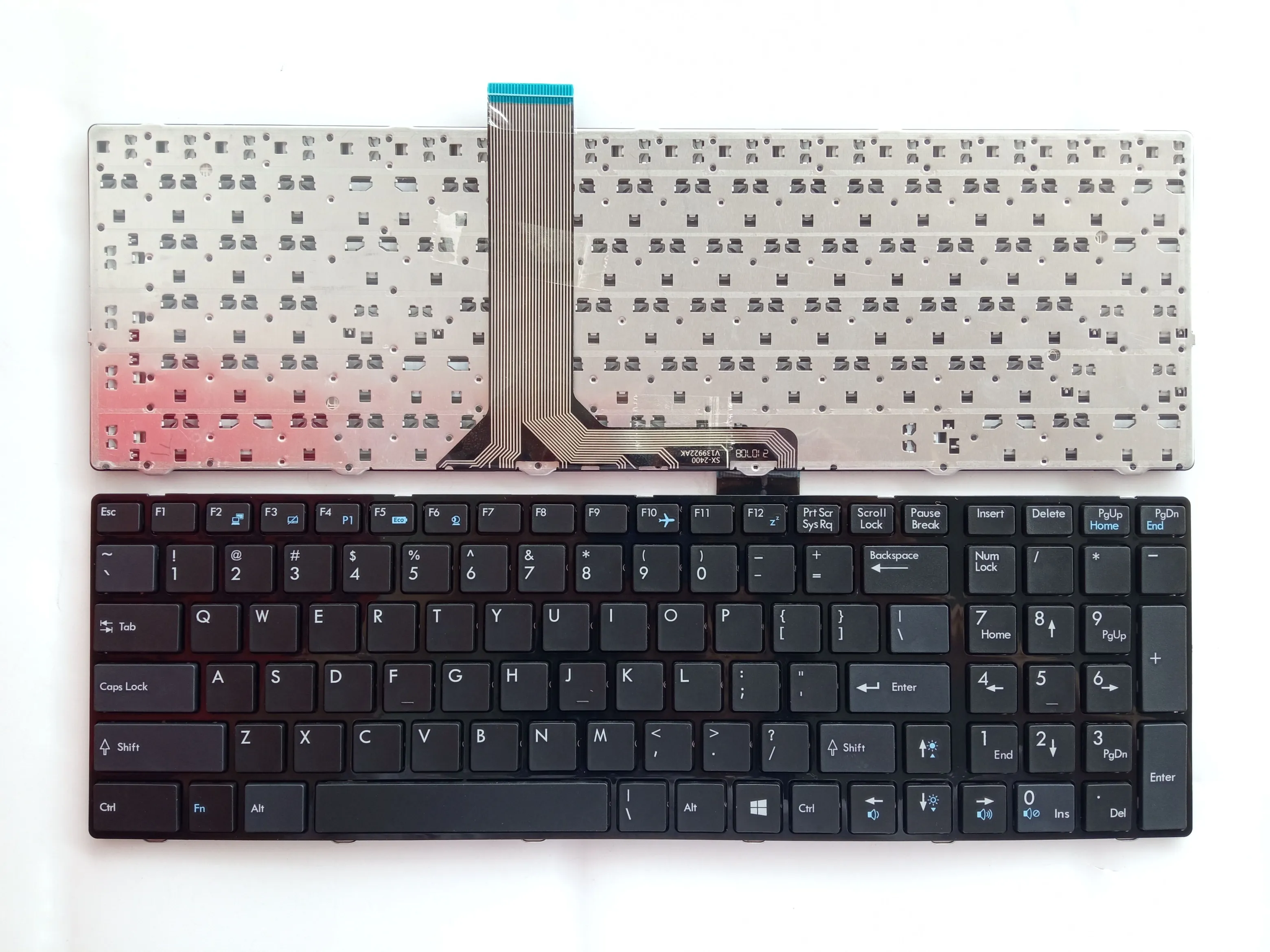 Picture of Laptop US keyboard forNew Replacement Keyboard Laptop For MSI GE60 BLACK FRAME BLACK (OEM) US US Layout